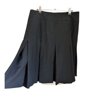 Agnona Pleated Short Elegant Black Women's Skirt